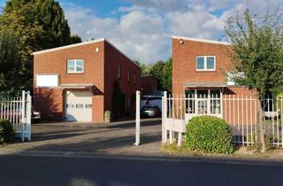 Gewerbeimmobilie kaufen in Kopernikusstr. 27, 50126 Bergheim, Wohnhaus mit Büro und zwei Hallen z.B. als Werkstatt/Praxis im Gewerbepark Bergheim
