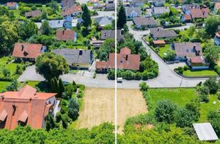 Grundstück zu kaufen in 86465 Welden, Familien aufgepasst! Zwei Grundstückshälften für ein Doppelhaus mit traumhaftem Blick