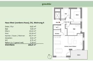 Wohnung mieten in Gunkelsrainstraße, 63755 Alzenau, Erstbezug: Moderne 3-Zimmer-Wohnung mit Balkon in Alzenau