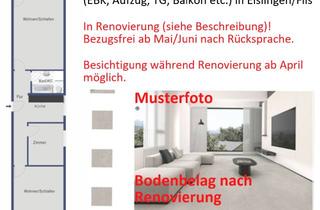 Wohnung mieten in 73054 Eislingen, Große 3-Zimmer-Wohnung mit 86 m², + EBK, 2 Balkone, Aufzüge & TG, in Eislingen (wird renoviert)