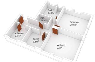 Wohnung mieten in Sauertalstraße 20, 56410 Montabaur, Sonnenseite, attraktiv geschnitten, großes Bad, ruhig, Blick auf Schloss, nähe ICE-Bahnhof/Stadt,