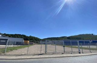 Gewerbeimmobilie mieten in Johannispfad 35, 57223 Kreuztal, Befestigte Freifläche, eingezäunt mit Tor +++ zu vermieten, kein Kauf!