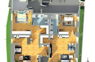 Wohnung kaufen in Dorfplatz 14, 72401 Haigerloch, 5% AFA und 30.000€ Tilgungszuschuss, Barrierefreie 2 Zimmer Neubauwohnung W1 im EG links