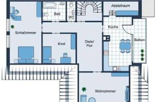 Wohnung mieten in Wiesental 10, 72218 Wildberg, Helle 3-Zimmer Dachgeschosswohnung mit Balkon in Wildberg