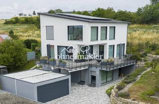 Einfamilienhaus kaufen in 97996 Niederstetten, "Aussichtsreich"- Architektur trifft Ausblick -Modernes Effizienzhaus mit einzigartigem Fernblick
