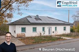 Haus kaufen in 54413 Beuren, Nahezu neuwertiger Bungalow: Ebenerdiges Wohnen mit Stil und hoher Energieeffizienz
