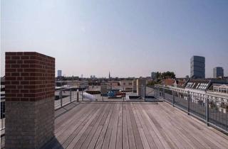 Wohnung kaufen in 10245 Friedrichshain, BEZUGSFREI | 50m² AUFDACHTERRASSE zur Mitnutzung | neues Studio-Apartment mit WEST-LOGGIA + Lift