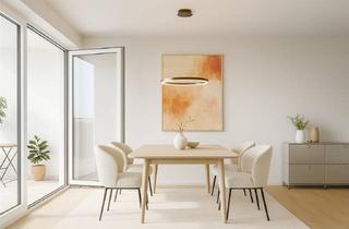 Wohnung kaufen in 89233 Neu-Ulm, MODERNE 3,5-ZIMMER DG-WOHNUNG MIT LOGGIA, LIFT, TG-STELLPLATZ UND PV-ANLAGE