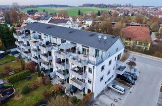 Wohnung kaufen in 84416 Taufkirchen, Einzigartige 4-Zi.-Wohnung mit sehr großer Dachterrasse - KfW-Effizienzhaus 70