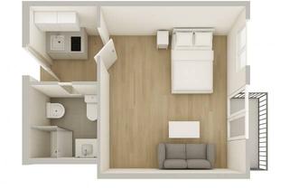 Wohnung mieten in Mindener Straße 327a, 49086 Darum, charmantes Neubau-Apartment oder 2er WG mit Balkon in Osnabrück