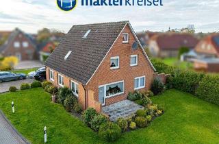 Haus kaufen in 26427 Werdum, Luftkurort Werdum: Solides und flexibles Wohnhaus (2 WE möglich) mit Dachterrasse und Garage
