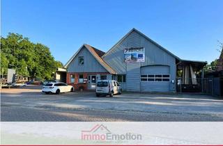 Gewerbeimmobilie kaufen in 27374 Visselhövede, Hohe Sichtbarkeit & starke Frequenz: Gewerbefläche für Handel - Handwerk oder Lager mit Bürofläche!