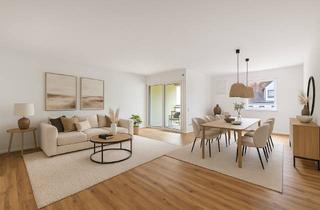 Wohnung kaufen in 84076 Pfeffenhausen, Feine Architektur & helle Räume – 2-Zimmer-Wohnung mit Loggia