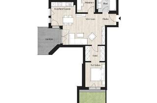 Wohnung kaufen in 85276 Pfaffenhofen, 3-Zi.-EG-Whg. mit Balkon und Garten ++ KfW 40 ++ Neubau ++ provisionsfrei