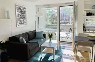 Wohnung mieten in Annette-Kolb-Anger 11, 81737 München, Sehr schicke, helle und ruhige möblierte 1-Zimmer Wohnung mit großem Balkon in Perlach
