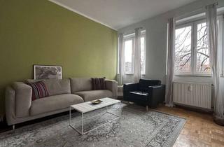 Wohnung mieten in Wollinerstraße 14, 10435 Mitte, sunny + friendly + furnished 2 bd flat direct at Arkonaplatz Berlin Mitte