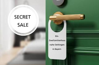 Haus kaufen in 86750 Megesheim, Charmantes Zweifamilienhaus mit großem Garten in idyllischer Lage nahe Oettingen in Bayern