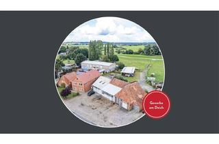 Gewerbeimmobilie kaufen in 21354 Bleckede, Attraktives Gewerbeareal mit Industriehalle, Büro- und Wohnhaus sowie Entwicklungspotenzial