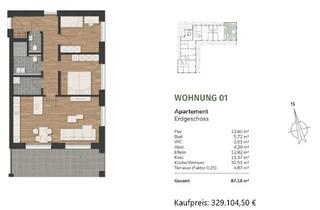Wohnung mieten in 26340 Zetel, Wohnen am Urwald - 17 moderne Eigentumswohnungen in Neuenburg WG 4 Miete