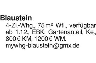 Wohnung mieten in 89134 Blaustein, Blaustein