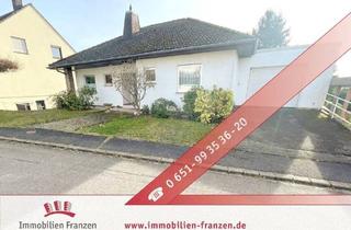 Einfamilienhaus kaufen in 54317 Gusterath, Gusterath - Gusterath: Bungalow mit viel Platz für die Familie - mit Sauna, Ausblick und schönem Garten!