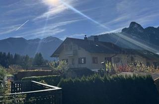 Wohnung kaufen in 82487 Oberammergau, Wohnen einmal anders gedacht! Vermietet, herrliche 2-Zimmer- Erdgeschosswohnung mit Hobbyräumen