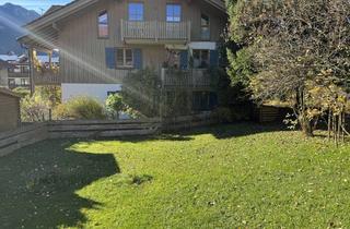 Wohnung kaufen in 82487 Oberammergau, Wohnen einmal anders gedacht! Herrliche 2-Zimmer- Erdgeschosswohnung mit Hobbyräumen