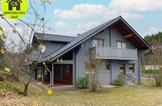 Haus kaufen in 03246 Crinitz, Preis VB! Großes Blockholzhaus mit schön gelegenem Grundstück in Crinitz