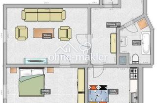 Wohnung mieten in Stadtplatz 14, 94327 Bogen, Schöne renovierte 2-Zi-Altbauwohnung, größe Küche (EBK) in Bogen Zentrum