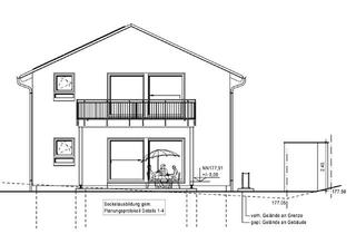 Wohnung kaufen in 79359 Riegel, Bauplatz inklusive! Bezugsfertig: DG Wohnung mit Fetter Dach-Terasse, Garage 9x3m