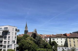 Wohnung kaufen in Krankenhausstraße, 89231 Neu-Ulm, Panorama Wohnung 45m2 saniert, möbliert Blick auf Ulmer Münster von privat