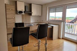 Wohnung mieten in 74626 Bretzfeld, Stilvolle 3-Zimmer-Dachgeschosswohnung mit Balkon und Einbauküche in Bretzfeld/Dimbach