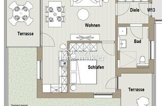 Wohnung kaufen in 71563 Affalterbach, Traumhafte Dachgeschosswohnung mit Süd- und Westterrassen
