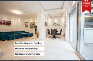 Haus mieten in 50226 Frechen, Hochwertiges Wohnhaus mit separatem Büro || Wintergarten & Terrasse