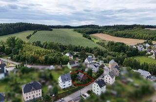 Grundstück zu kaufen in Badstraße 11, 09390 Gornsdorf, Tolles Baugrundstück (490 m²) mit Weitblick und Abrisshaus in Gornsdorf bei Chemnitz