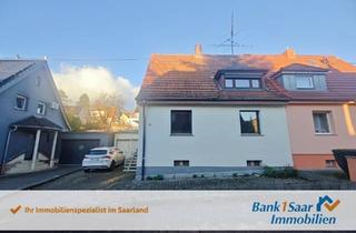 Doppelhaushälfte kaufen in 66578 Schiffweiler, Charmante Doppelhaushälfte mit Potenzial in ruhiger Lage von Schiffweiler