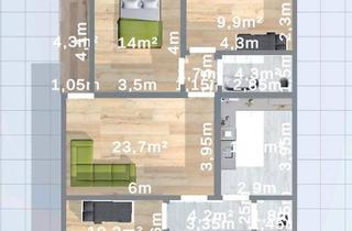 Wohnung kaufen in 27313 Dörverden, Dörverden - Helle 4-Zimmer-Eigentumswohnung mit Balkon und Gartenmitnutzung