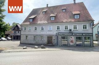 Gewerbeimmobilie kaufen in 73572 Heuchlingen, Historisches Gebäude, mit Gaststätte, Festsaal, Metzgerei und weiteren Nebengebäuden zu verkaufen
