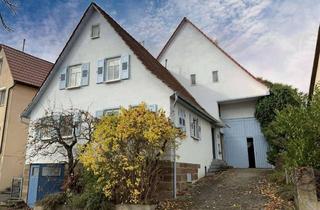 Einfamilienhaus kaufen in 73663 Berglen, Ihr Sanierungsprojekt mit Potenzial! Einfamilienhaus mit großer Scheune in Berglen!