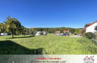 Grundstück zu kaufen in 91207 Lauf, Sonniges Einfamilienhaus-Grundstück mit tollem Ausblick in herrlicher Lage von Lauf-Schönberg