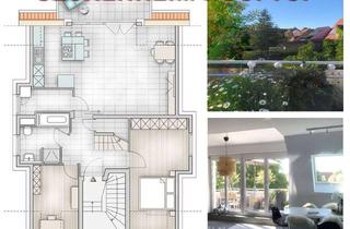 Penthouse kaufen in 68239 Seckenheim, Traumhaftes Penthouse - 5 Zimmer mit Panoramablick - viel Sonne - viel Grün - Ruhe