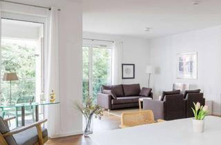Wohnung mieten in Alte Jakobstraße 51, 10179 Mitte, Exklusive 2-Zimmer-Wohnung mit luxuriöser Innenausstattung mit Balkon und EBK in Berlin Mitte