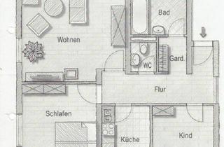 Wohnung mieten in 70599 Stuttgart, Stuttgart - WG geeignete 3 Zimmer Wohnung