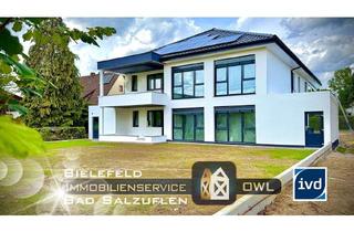 Wohnung kaufen in 32108 Bad Salzuflen, ::: Premium Neubauwohnung I Villa I OG Balkon I Garten I PV I Bestlage I Garage :::