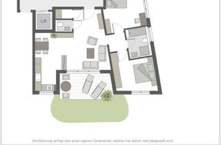 Wohnung mieten in Hindenburgstraße 64, 73760 Ostfildern, Neuwertige 3-Zimmer-Wohnung mit Balkon/Garten und Einbauküche in Ostfildern