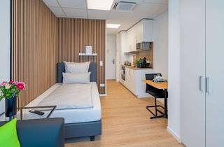 Wohnung mieten in Kirchstraße 65a, 63512 Hainburg, Klimatisiertes Single-Apartment, voll möbliert & ausgestattet in Hainburg