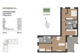 Wohnung mieten in Graf-Anton-Günther-Straße 25, 26340 Zetel, Whg. 4 Erstbezug! Rollstuhlgerechte Erdgeschosswohnung