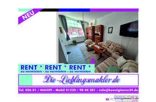 Wohnung mieten in 99974 Mühlhausen, Erstbezug nach Sanierung! möblierte 2 Zimmer Wohnung mit Stellplatz