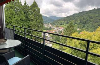 Wohnung mieten in Oswald-Zobel-Str. 11, 76332 Bad Herrenalb, Möblierte Wohnung mit Stellplatz und tollem Ausblick