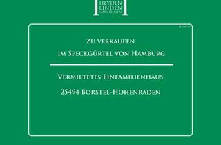 Einfamilienhaus kaufen in 25494 Borstel-Hohenraden, Zukunft planen: Vermietetes Einfamilienhaus mit Garage in Borstel-Hohenraden